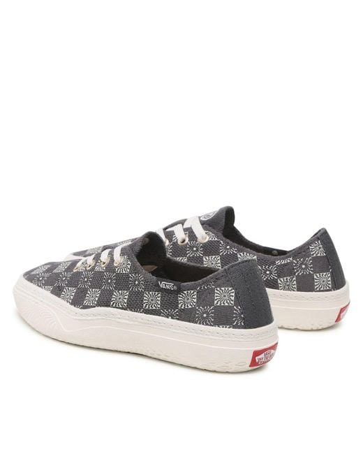 Vans Gray Sneakers Aus Stoff Circle Vee Vn0A4Bwlqiy1