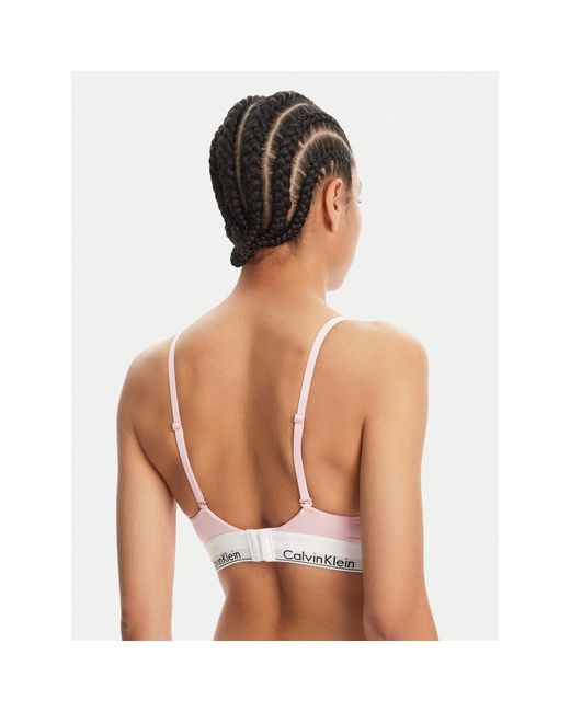 Calvin Klein White Bralette-Bh 000Qf5650E