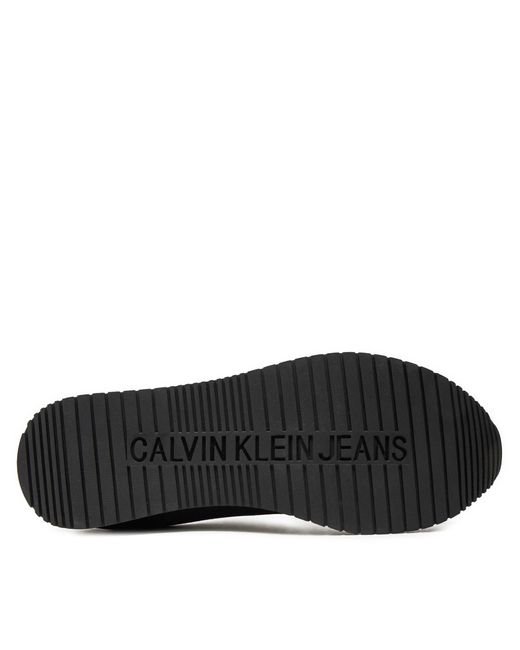 Calvin Klein Sneakers Retro Runner Low Mix Mtl Ym0Ym01032 in Black für Herren