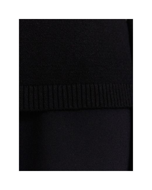 Karl Lagerfeld Black Rollkragenpullover A3W18007 Slim Fit