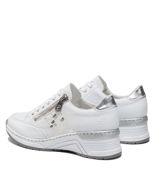 Rieker White Sneakers n4322-80 weiss