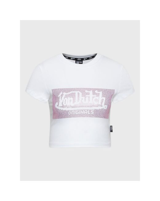 Von Dutch White T-Shirt Anna 6230062 Weiß Regular Fit