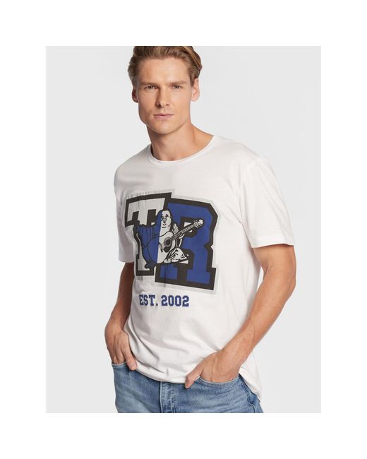 True Religion T-Shirt 106309 Weiß Regular Fit in White für Herren