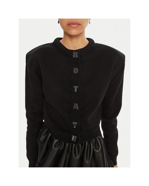 ROTATE BIRGER CHRISTENSEN Black Strickjacke 113854 Regular Fit