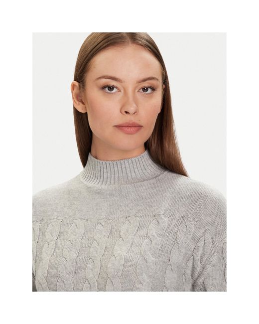 Guess Gray Rollkragenpullover W5Br30 Z1192 Relaxed Fit
