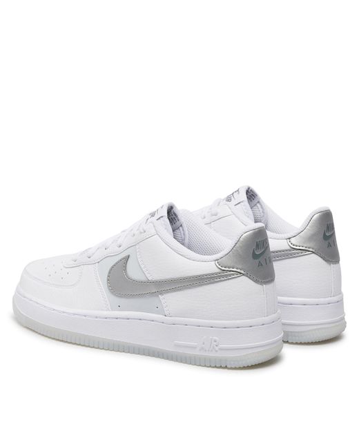 Nike White Sneakers air force 1 gs fv3981 100