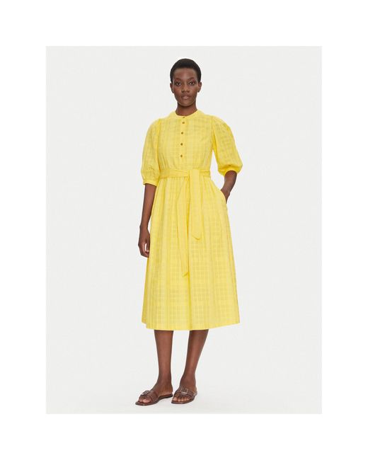Barbour Yellow Sommerkleid Ldr0893Ye32 Regular Fit