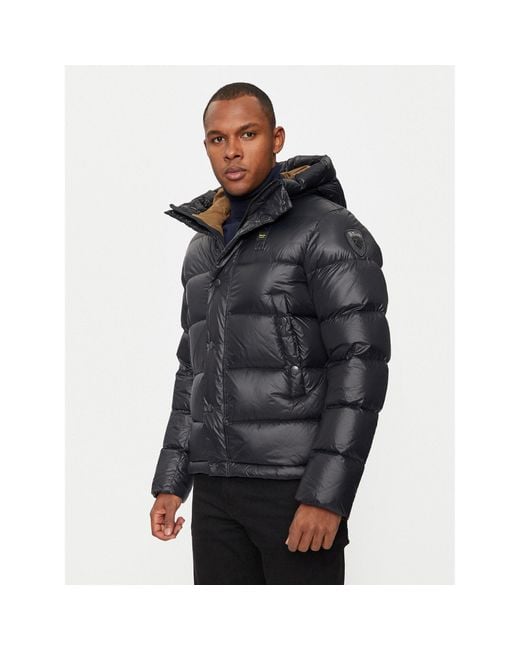 Blauer Daunenjacke 24Wbluc03028 Regular Fit in Black für Herren