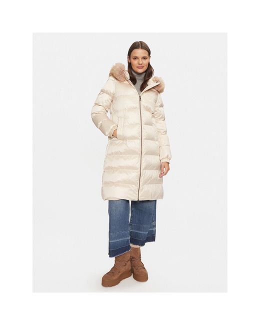 Geox White Winterjacke Backsie W4628H T2843 F1723 Regular Fit