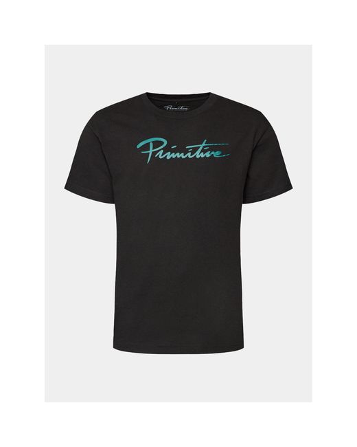 Primitive Skateboarding T-Shirt Nuevo Papfa2309 Regular Fit in Black für Herren
