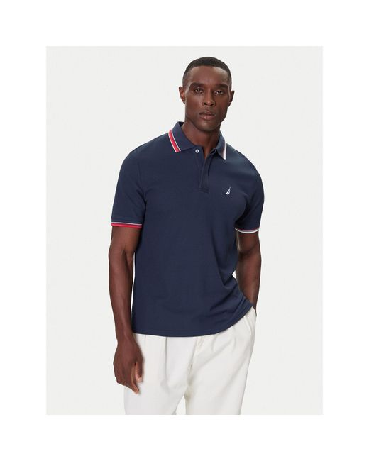 Nautica Poloshirt Atabay N1S03424 Regular Fit in Blue für Herren