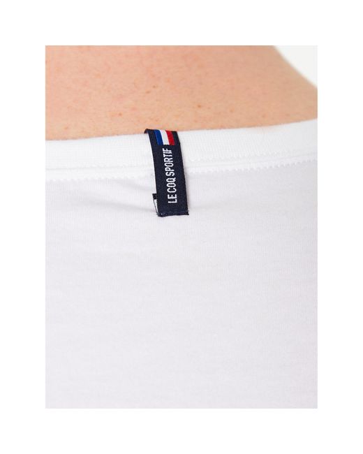 Le Coq Sportif T-Shirt 2310546 Weiß Regular Fit in White für Herren
