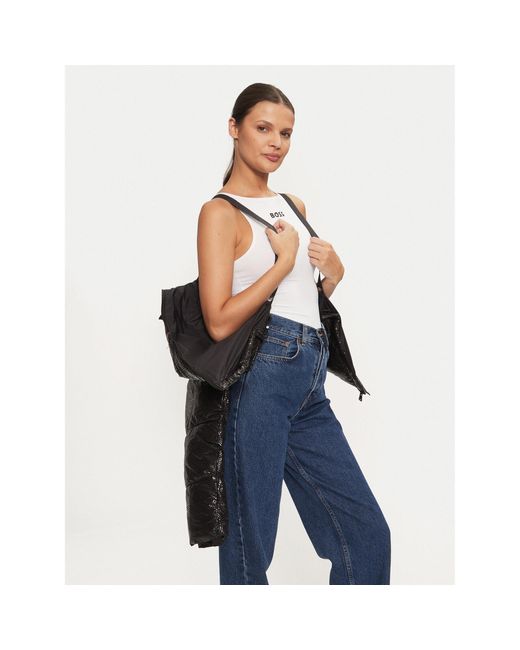 DKNY Black Daunenjacke Dp4J9549 Relaxed Fit