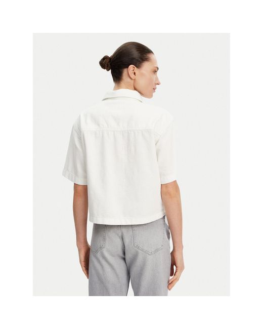 Guess White Hemd W5Gh0F D5Nw1 Regular Fit