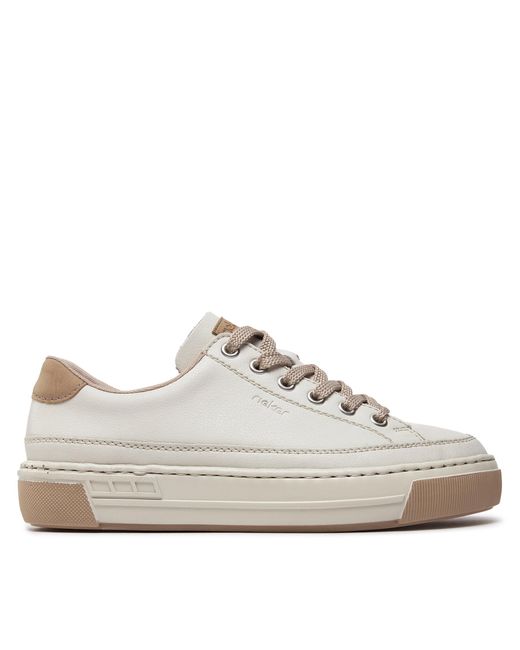 Rieker White Sneakers L8847-81 Weiß