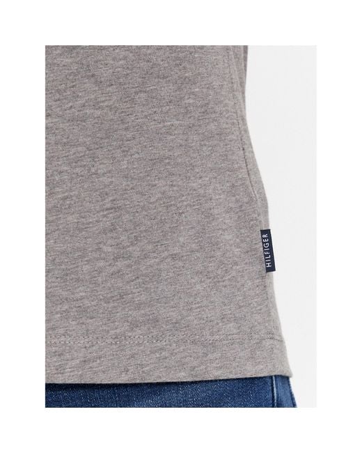 Tommy Hilfiger T-Shirt Arch Varsity Mw0Mw33689 Regular Fit in Gray für Herren