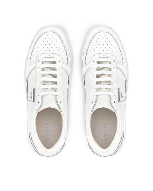 Guess Sneakers Silea Fm7Sil Lea12 Weiß in Gray für Herren