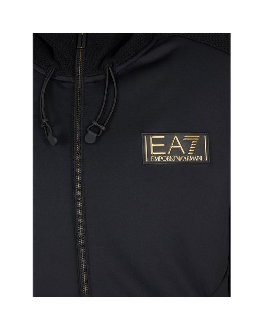 EA7 Sweatshirt 6Rpm36 Pjrzz 1200 Regular Fit in Black für Herren