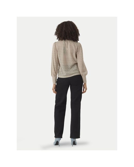Vero Moda Natural Bluse Becca 10302894 Regular Fit