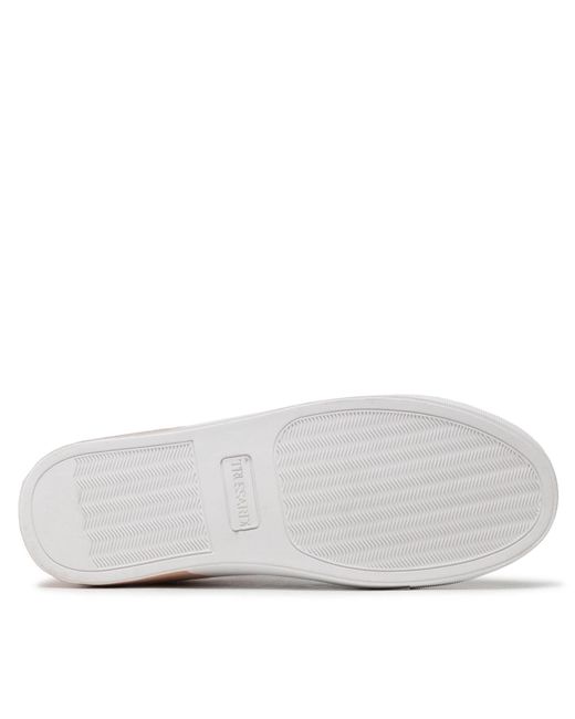 Trussardi White Sneakers 79A00749 Weiß