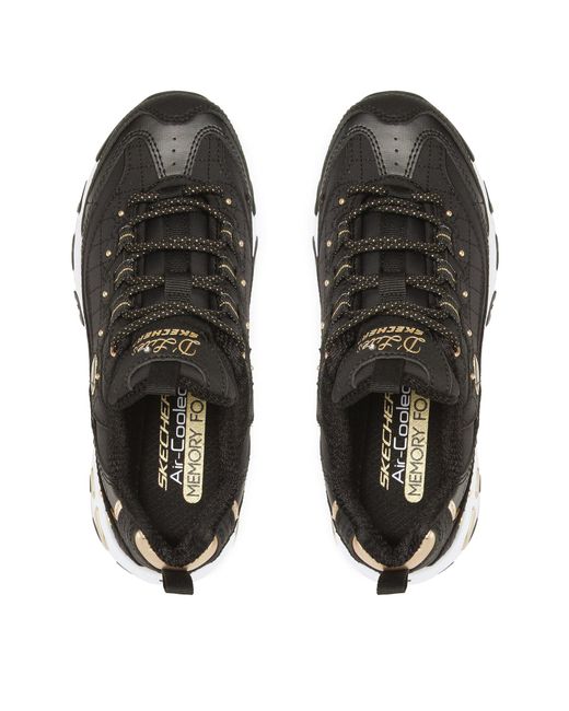 Skechers Sneakers ladies night 149267/bkgd black/gold