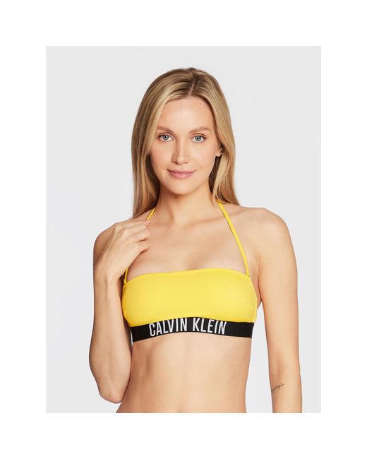 Calvin Klein Yellow Bikini-Oberteil Intense Power Kw0Kw01907