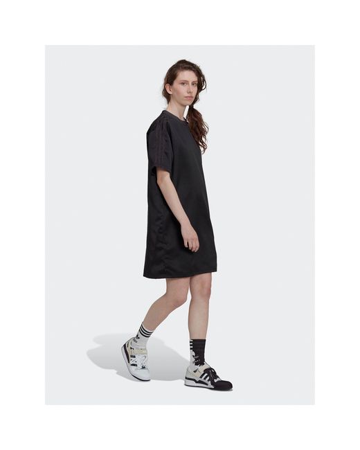 Adidas Black Kleid Für Den Alltag Always Original Laced Hk5079 Relaxed Fit