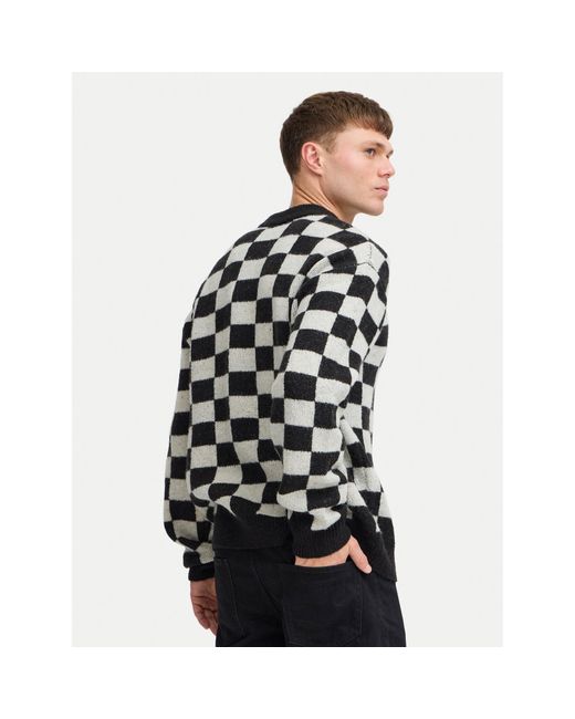 Solid Pullover Malloy 21108281 Regular Fit in Black für Herren