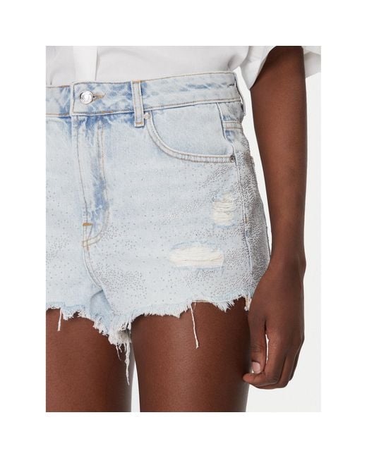 Liu Jo Blue Jeansshorts Ua5253 D0238 Regular Fit