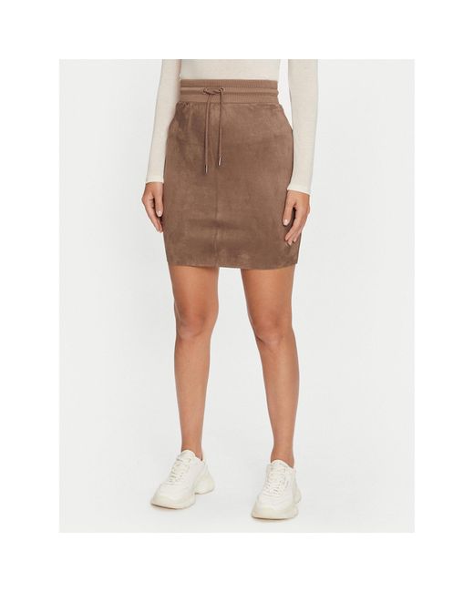 Guess Brown Minirock Tamara W2Bd47 Kauj2 Slim Fit
