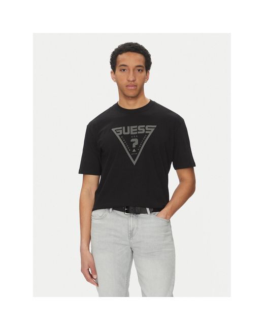 Guess T-Shirt Z4Bi02 I3Z14 Regular Fit in Black für Herren