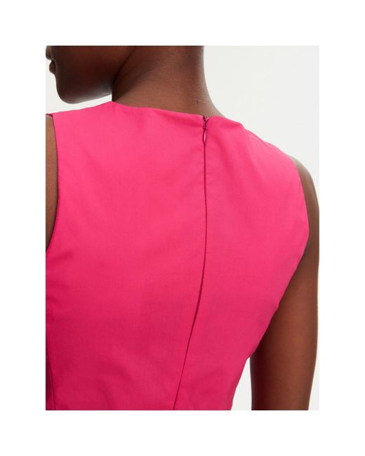 ViCOLO Pink Kleid Für Den Alltag Td0650 Regular Fit