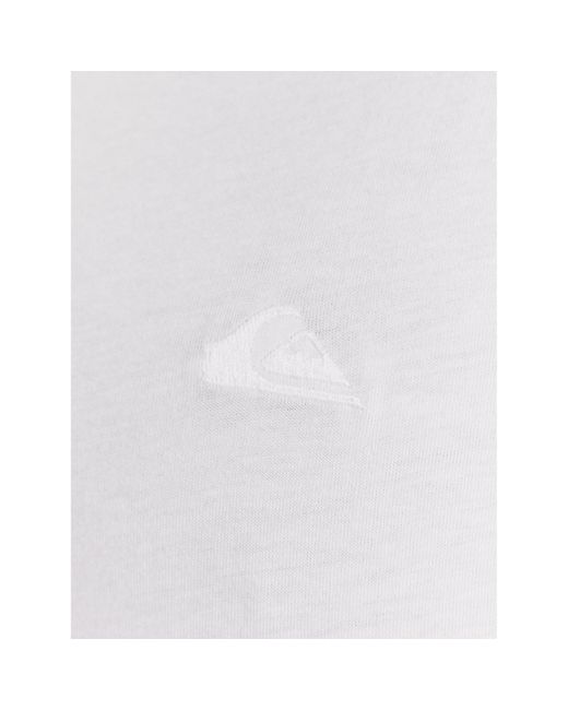 Quiksilver White T-Shirt Eqyzt08204 Regular Fit
