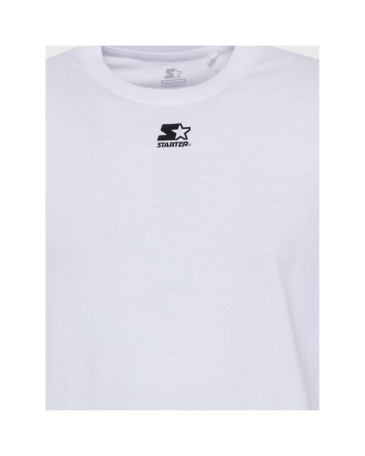 Starter T-Shirt Smn-316-122 Weiß Regular Fit in White für Herren