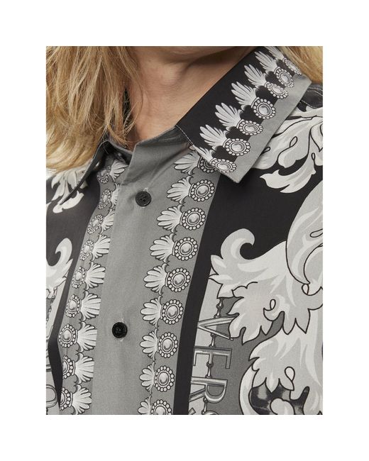 Versace Hemd 76Gal21A Regular Fit in Gray für Herren