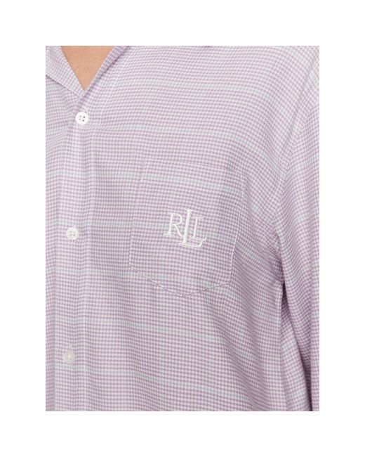 Lauren by Ralph Lauren Purple Nachthemd Iln32271 Regular Fit
