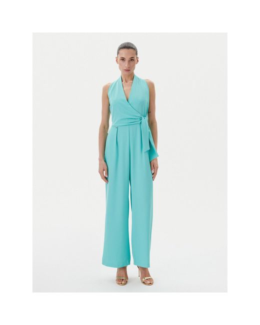 Rinascimento Blue Jumpsuit Cfc0123773003 Regular Fit