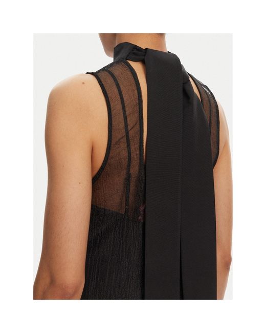Staud Black Abendkleid Albee R25R2209Oz Regular Fit