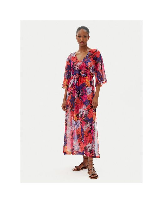 Selmark Orange Strandkleid Bl596 Relaxed Fit