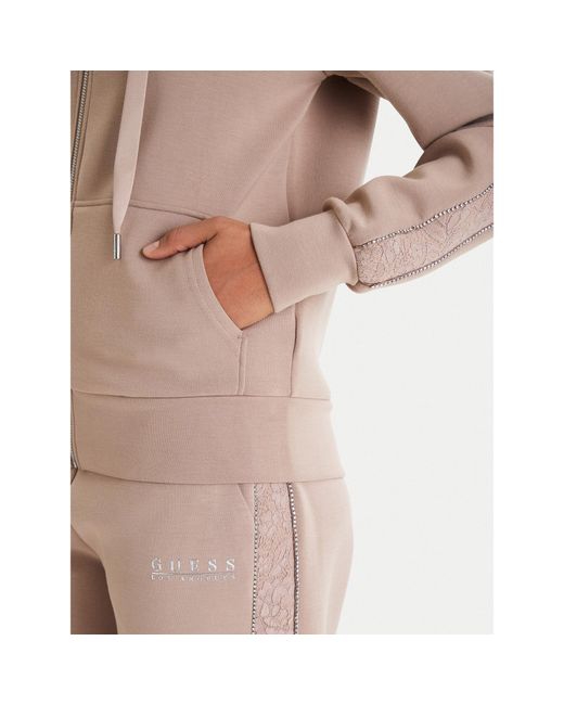 Guess Brown Sweatshirt W6Rq12 Kbye2 Regular Fit