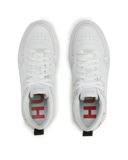 HUGO White Sneakers Kilian 50503118 10240740 01 Weiß
