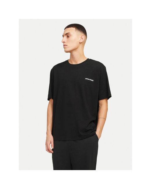 Jack & Jones Pyjama Everest 12273633 Standard Fit in Black für Herren