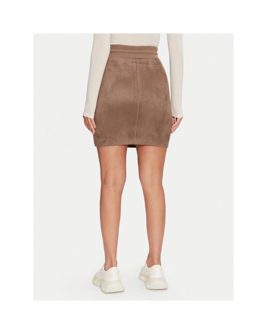 Guess Brown Minirock Tamara W2Bd47 Kauj2 Slim Fit