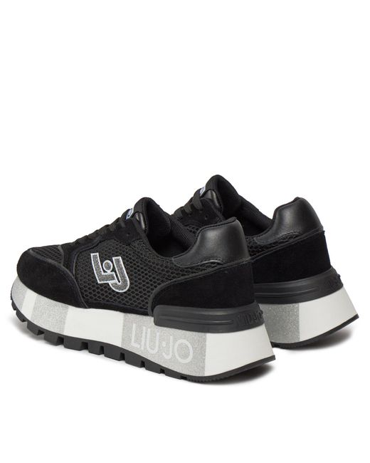 Liu Jo Black Sneakers Amazing 25 Ba4005 Px303