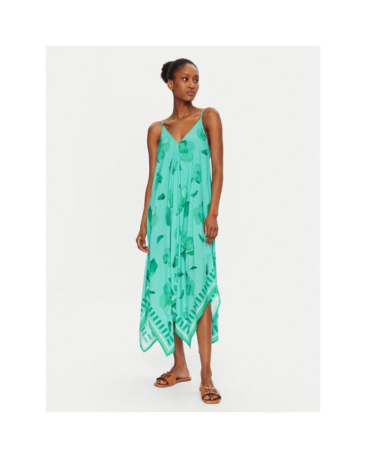Seafolly Green Sommerkleid Secret Garden 55376-Dr Regular Fit