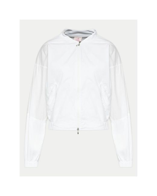 Deha White Sweatshirt D02740 Weiß Regular Fit