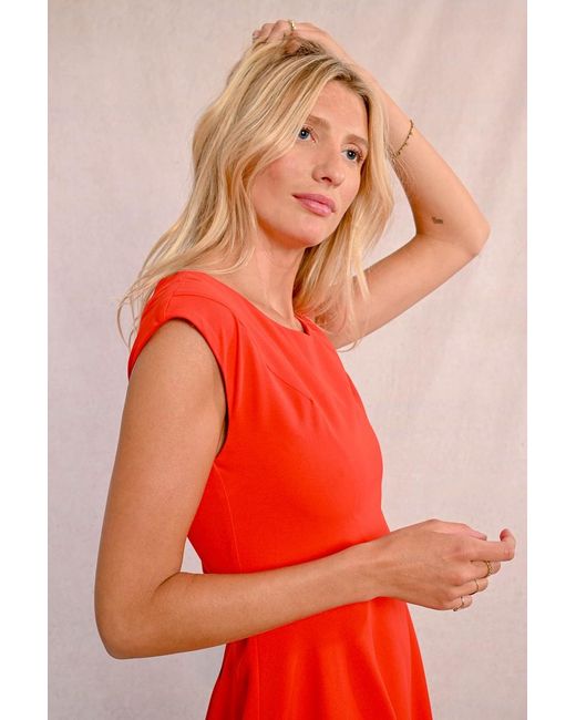 Robe courte patineuse Molly Bracken en coloris Red