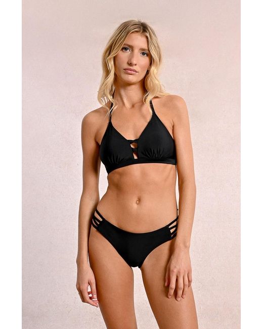 Haut de maillot de bain triangle Molly Bracken en coloris Black