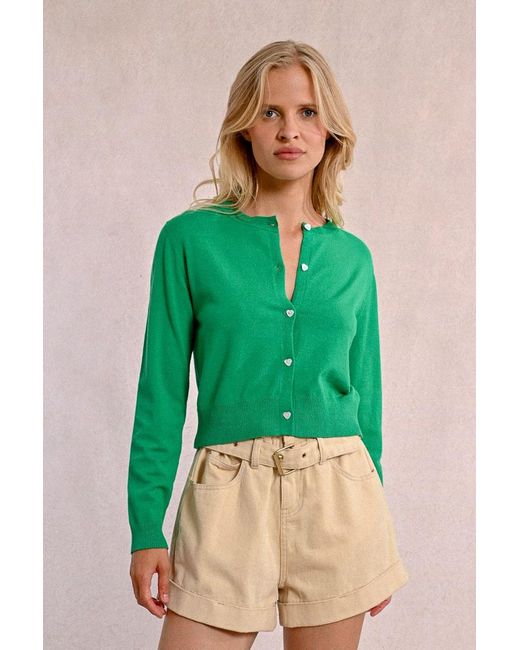Gilet boutonné Molly Bracken en coloris Green