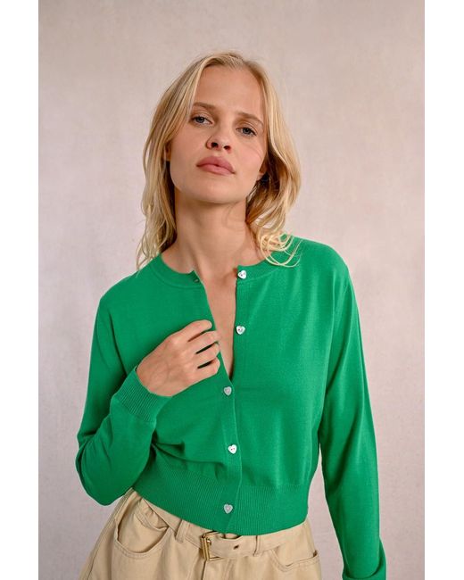 Gilet boutonné Molly Bracken en coloris Green